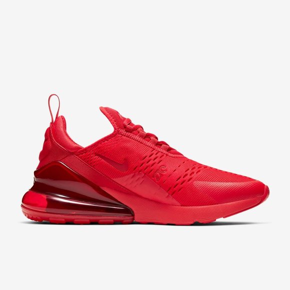 Nike Air Max 270 Mens Running Shoes Triple University Red CV7544-600 NEW Multi - Picture 2 of 6